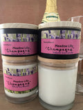 Champagne Scented Candle: Lily & Jasmine Hints